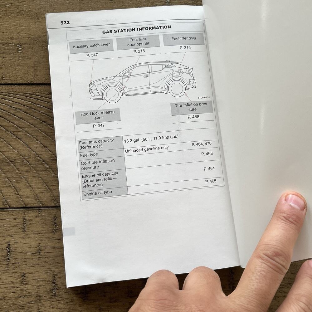 2019 Toyota C-HR Owner's Manual Good - Picture 5 of 7